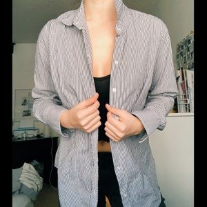 Black and white stripped jacket
